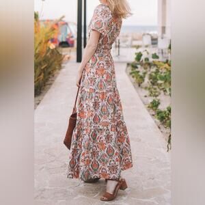 Anthro Somerset XS Floral Multicolor Dress